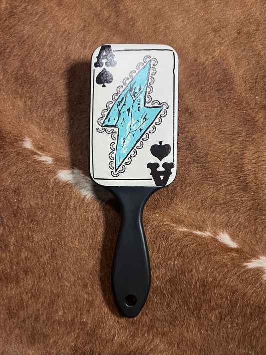 Ace of Spades Lightning Hair Brush