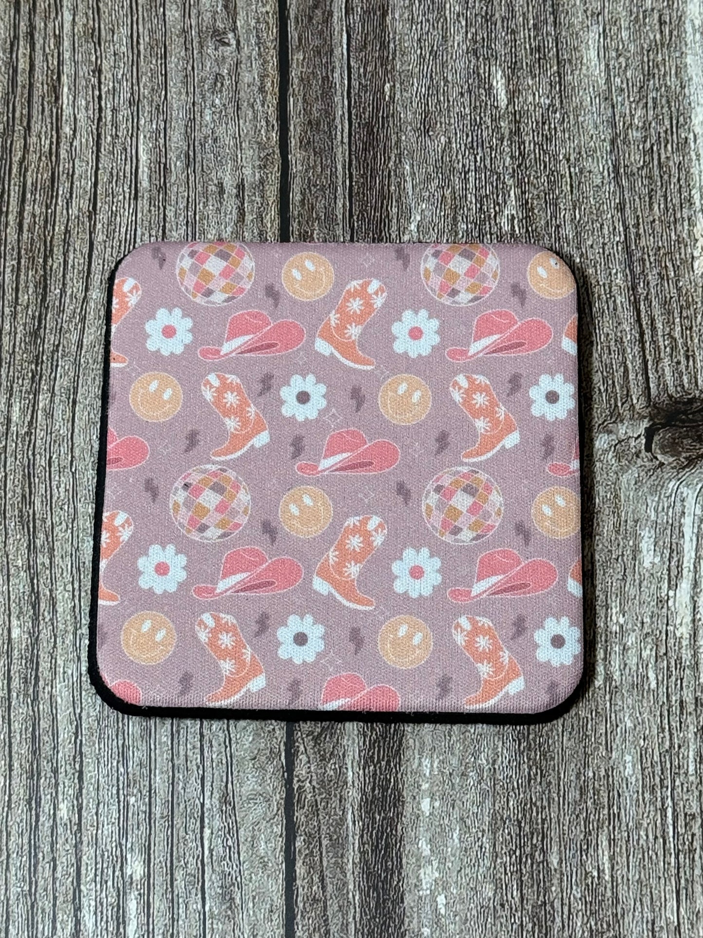 Pastel Cowgirl Coaster (4 piece set)