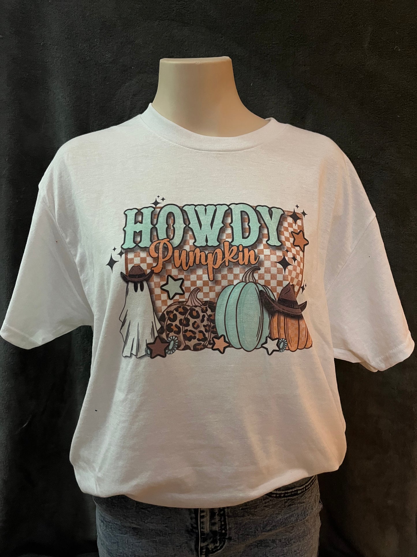 Howdy Pumpkin Graphic T-shirt (Made to Order)