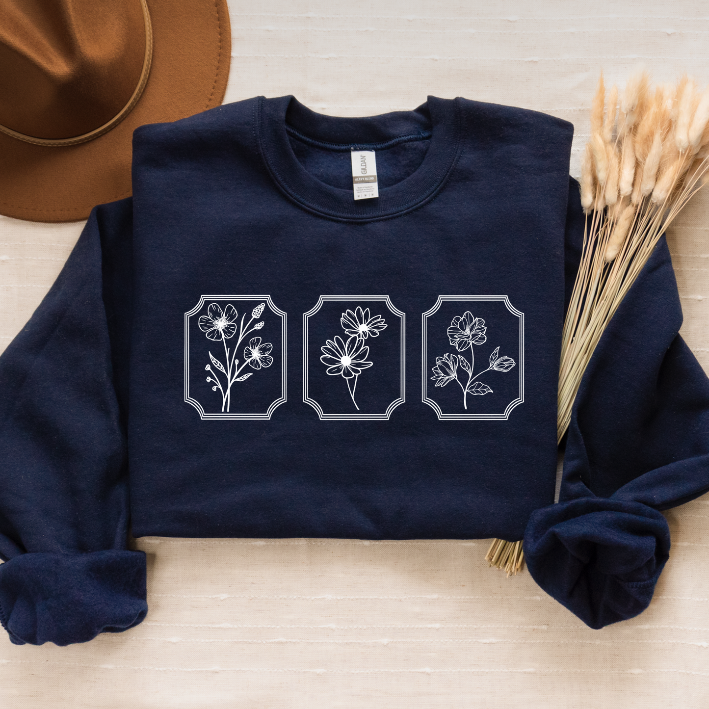 Framed Wildflowers Crewneck (Made to Order)