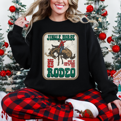Jingle Horse Rodeo Crewneck