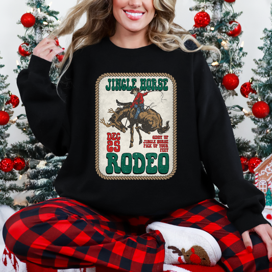 Jingle Horse Rodeo Crewneck