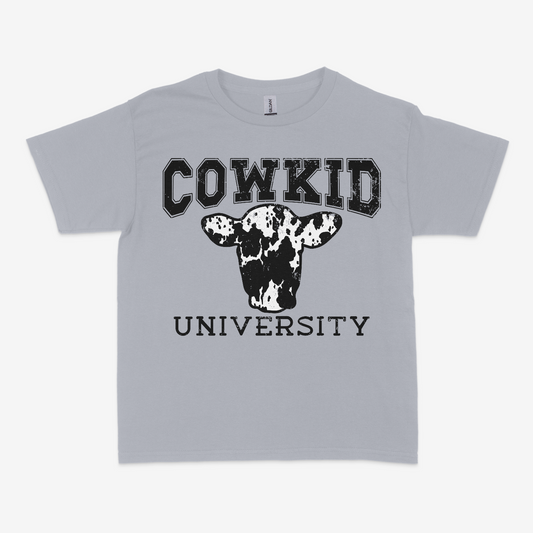 Cowkid University Youth T-shirt