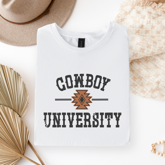 Cowboy University Retro T-shirt