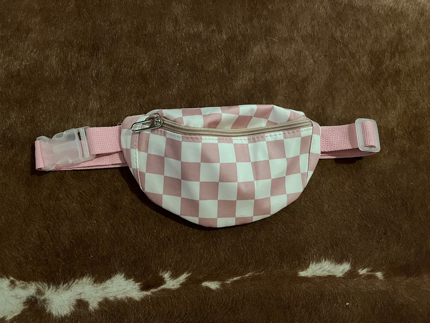 Checkered Cross Body Bag