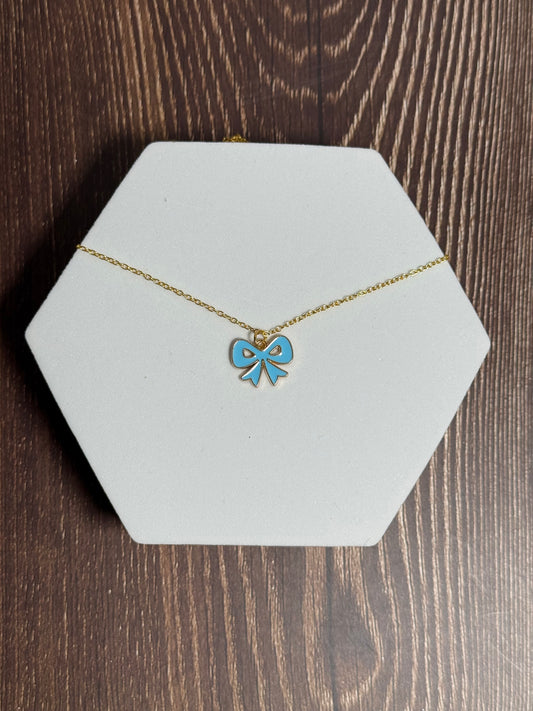 Cowgirl Coquette Bow Necklace