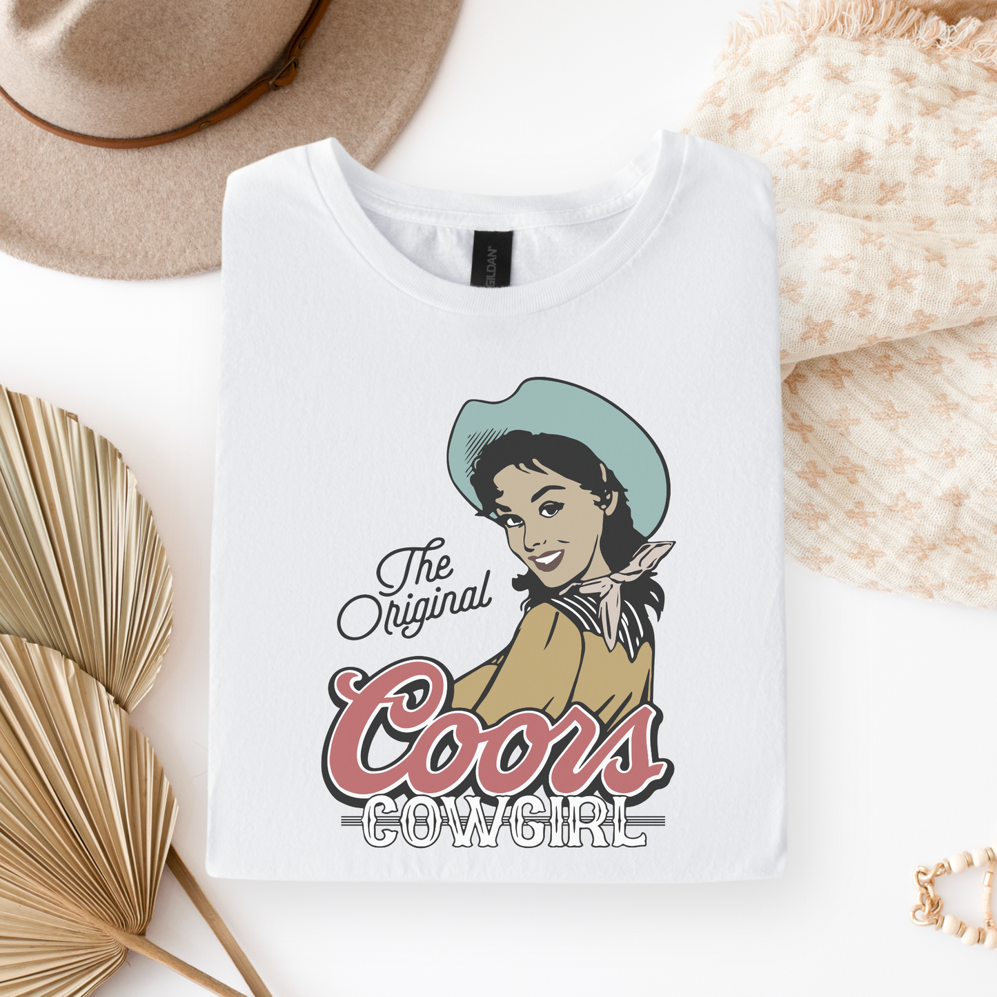 The Original Coors Cowgirl Retro T-shirt