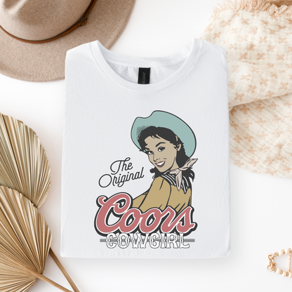 The Original Coors Cowgirl Retro T-shirt