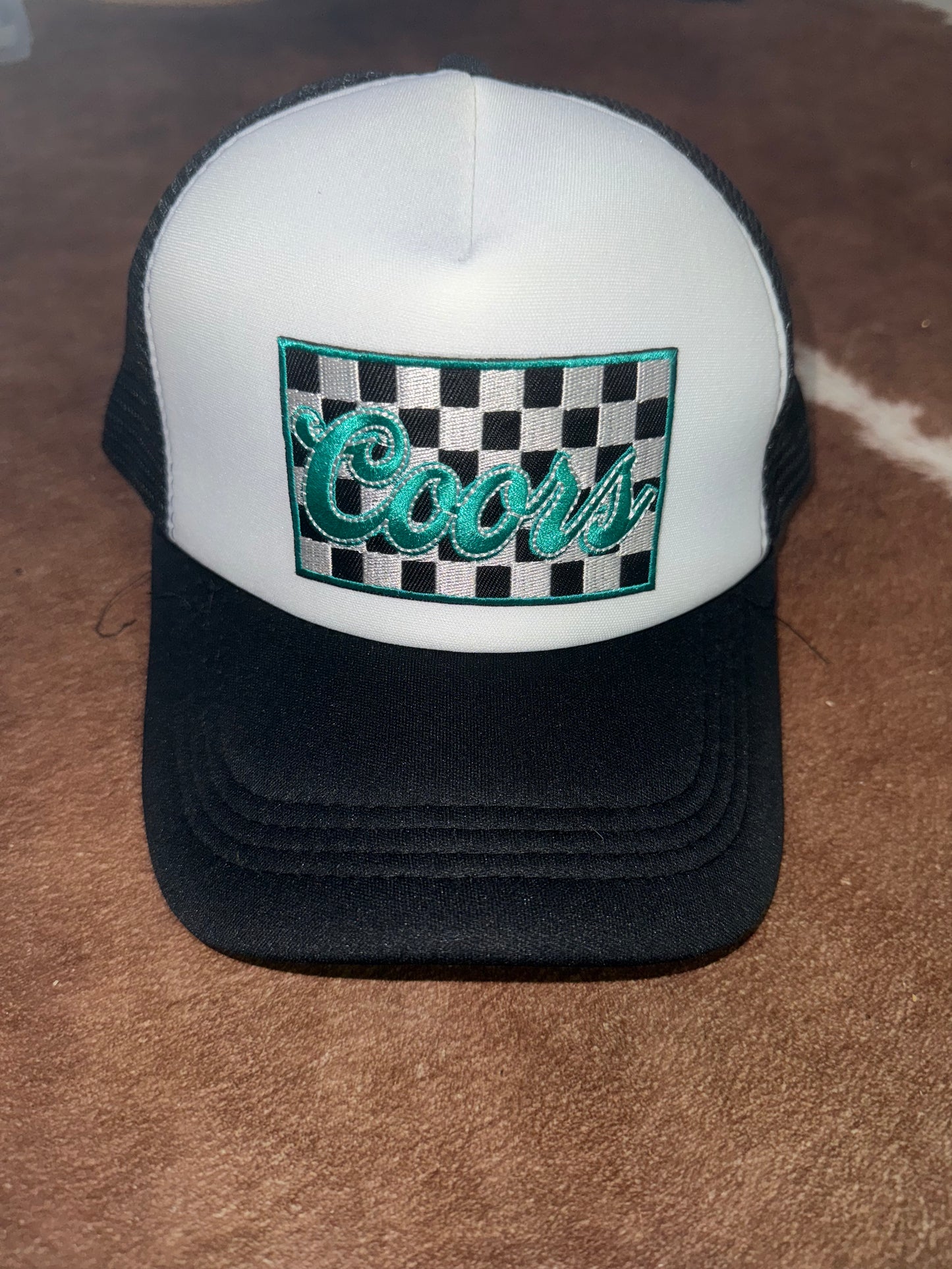 Teal Coors Trucker Cap