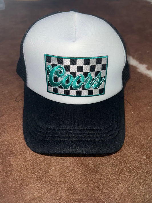 Teal Coors Trucker Cap