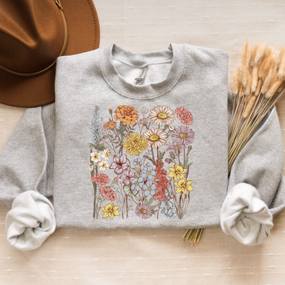 Spring Wildflowers Crewneck (Made to Order)