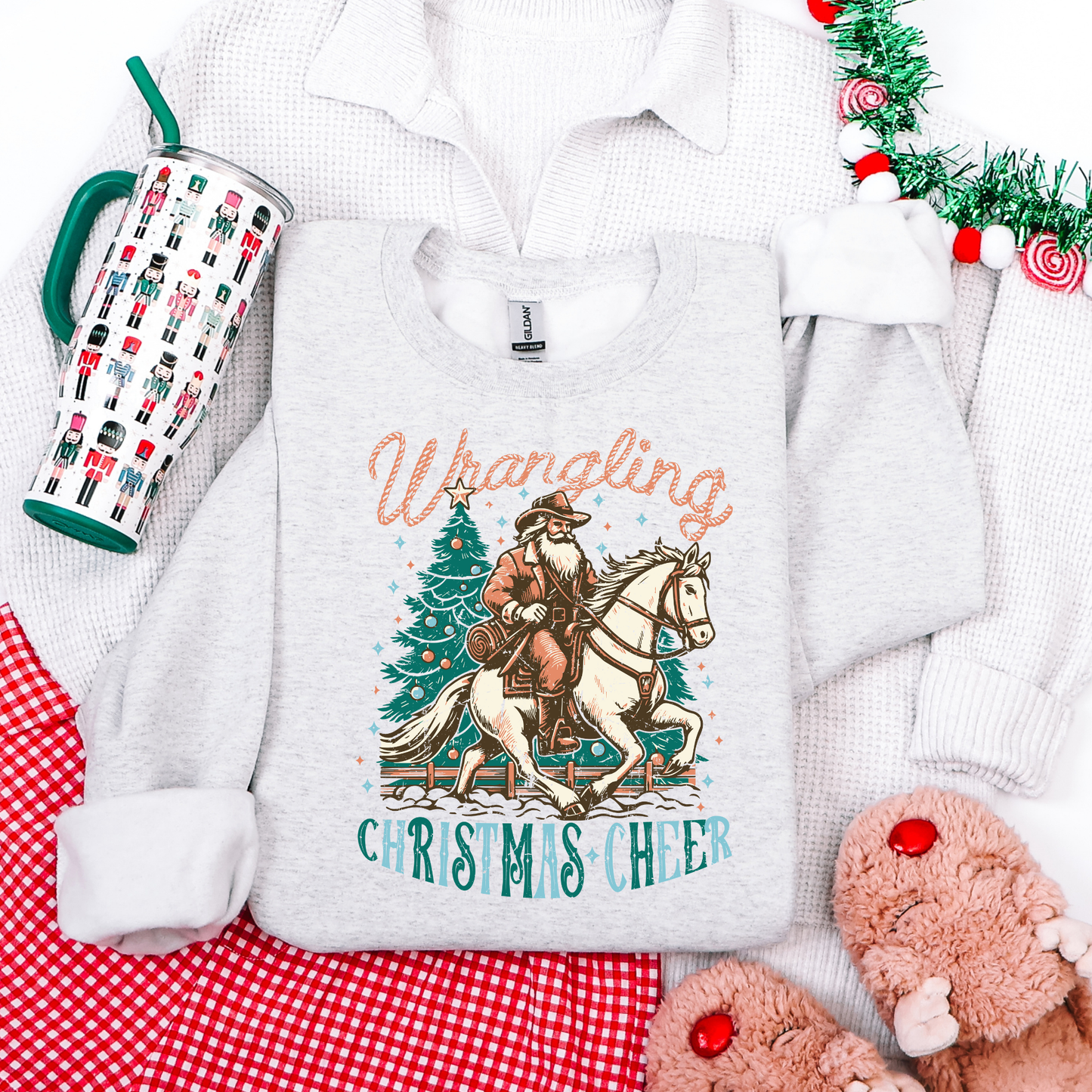 Wrangling Christmas Cheer Crewneck (Made to Order)