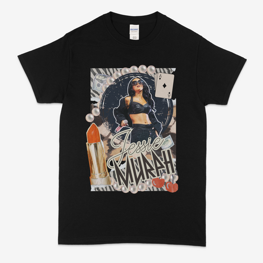 Jessie Murph Lipstick and Cherries T-shirt (Made to Order)