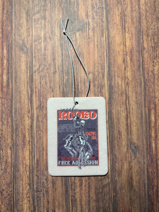 Spooky Rodeo Car Freshener