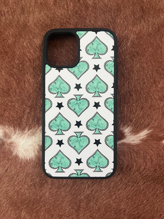 Mint Spades Phone Case (Made to Order)