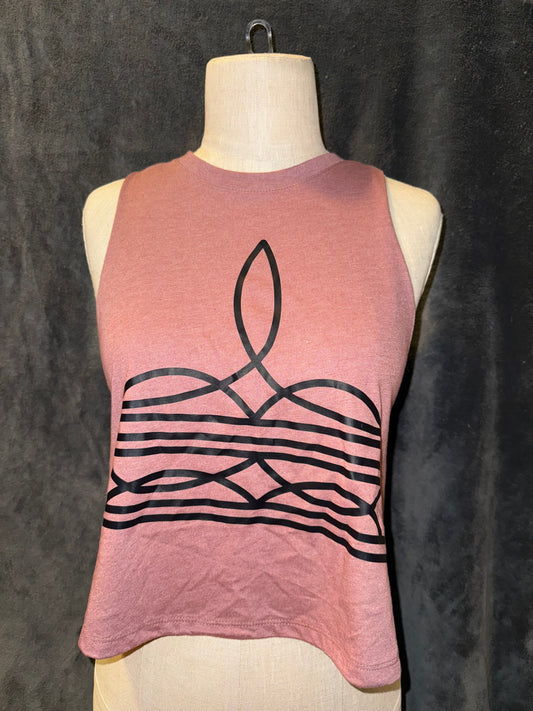Boot Stitch Graphic Tank
