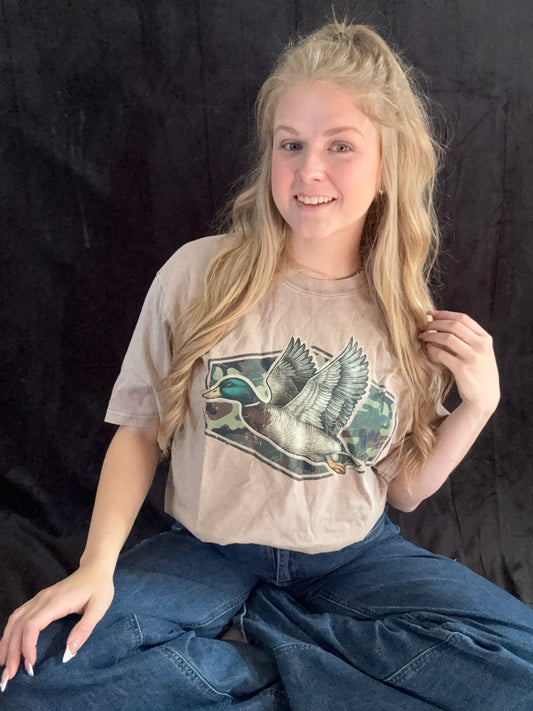 Duck Acid Wash T-shirt