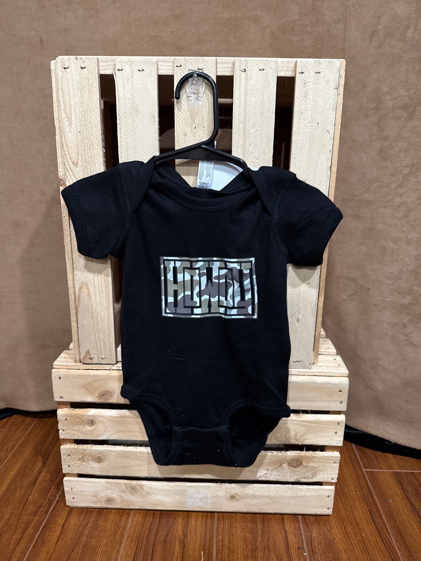 Camo Howdy Onesie