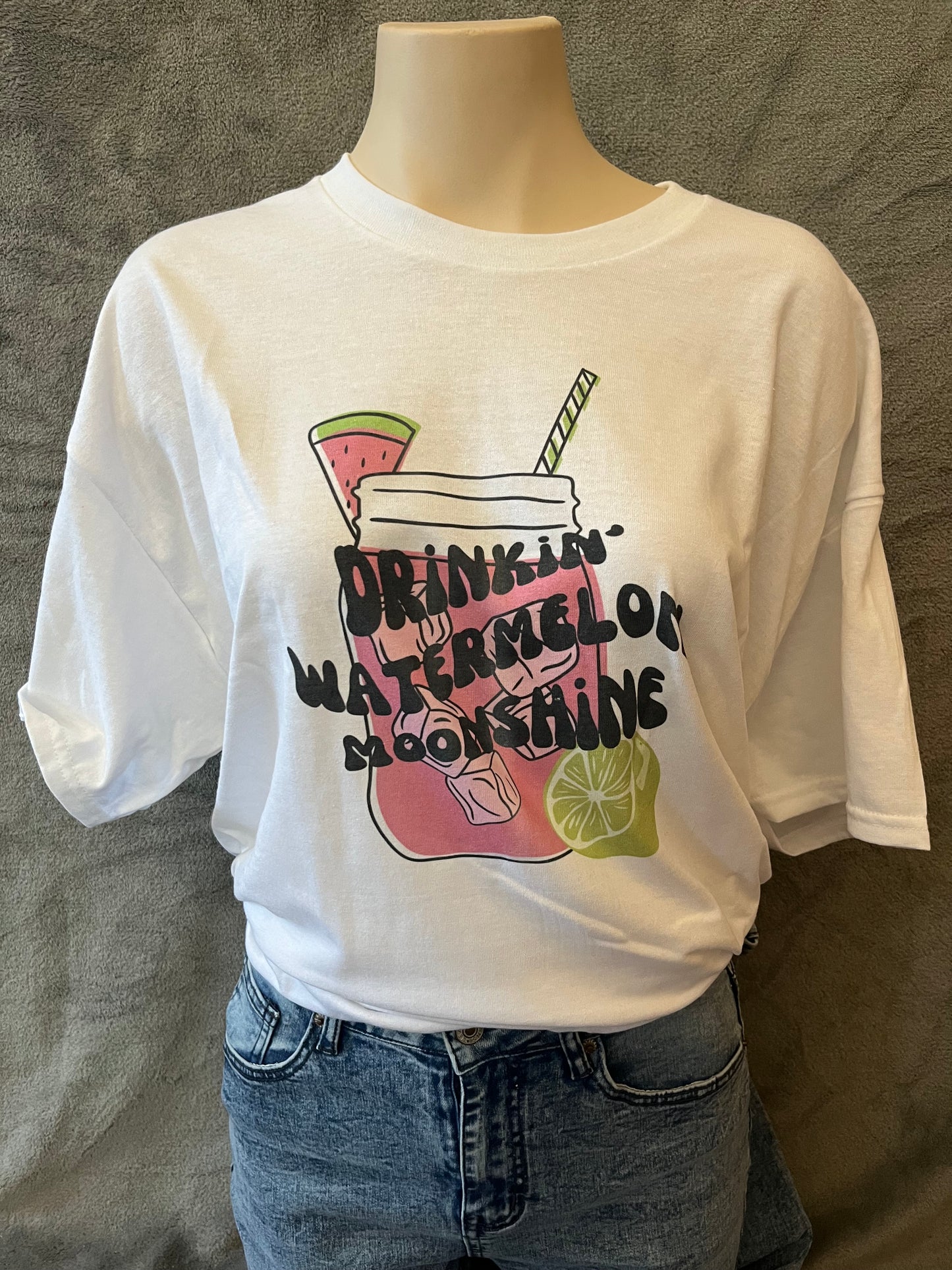 Drinkin’ Watermelon Moonshine Graphic T-shirt