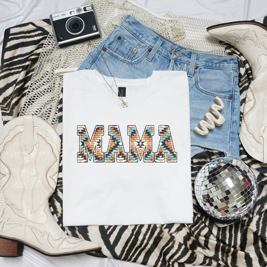 Aztec Mama Retro T-shirt