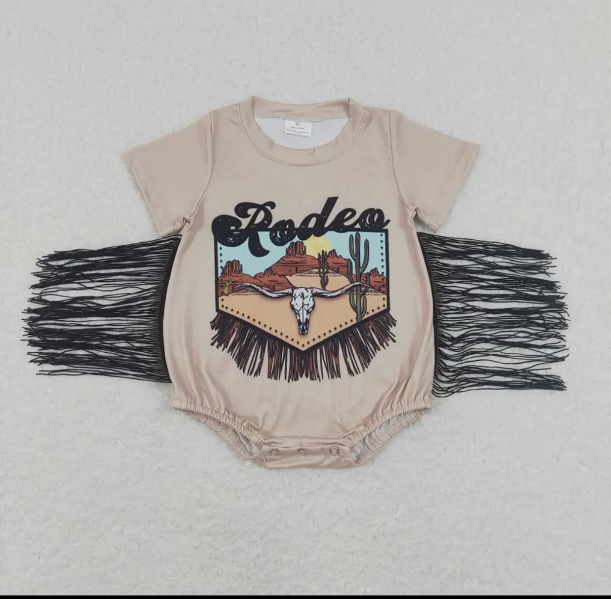 Fringed Rodeo Baby Bodysuit (Pre-order)