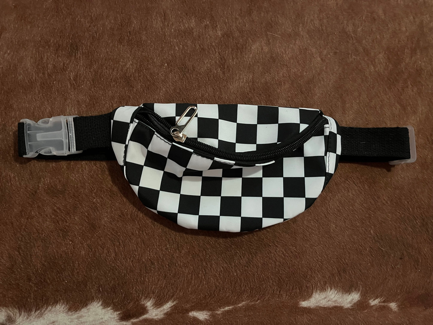 Checkered Cross Body Bag