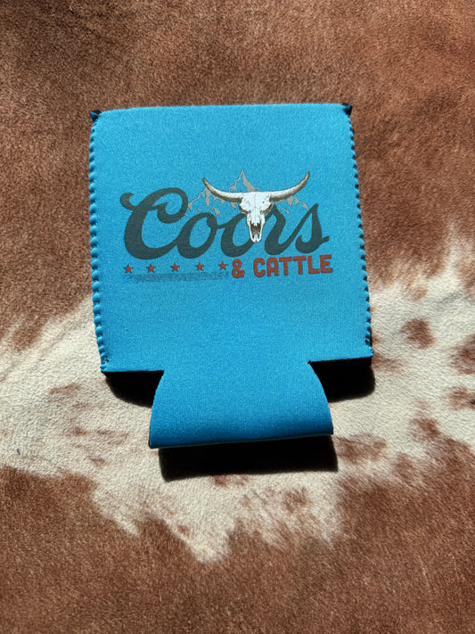 Coors and Cattle Koozie