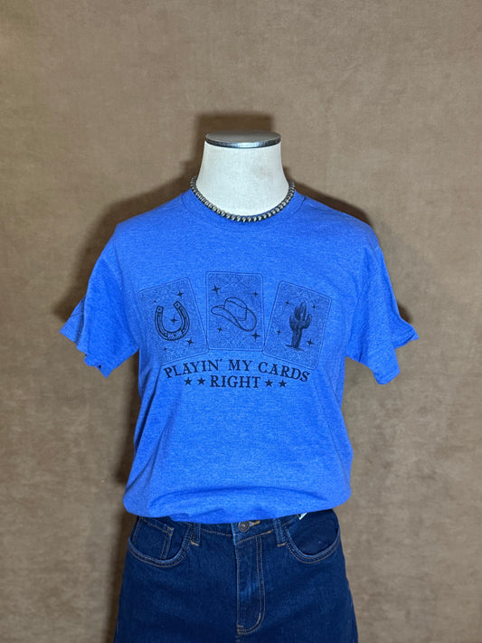 Playin’ My Cards Right Retro T-shirt
