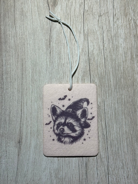 Halloween Raccoon Car Freshener