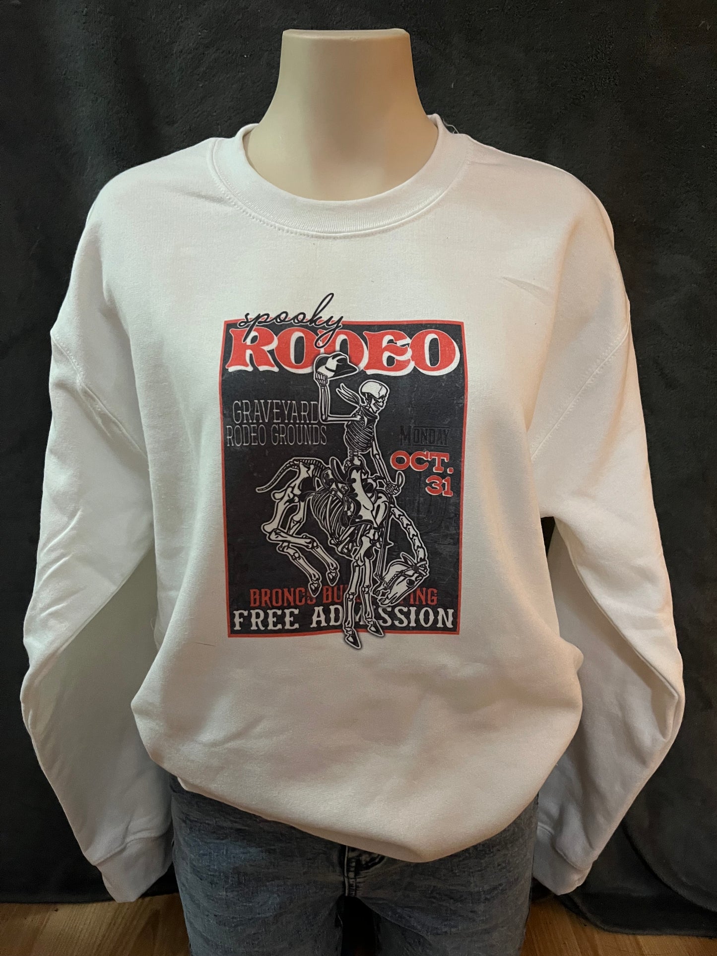 Spooky Rodeo Crewneck Sweatshirt (Made to Order)
