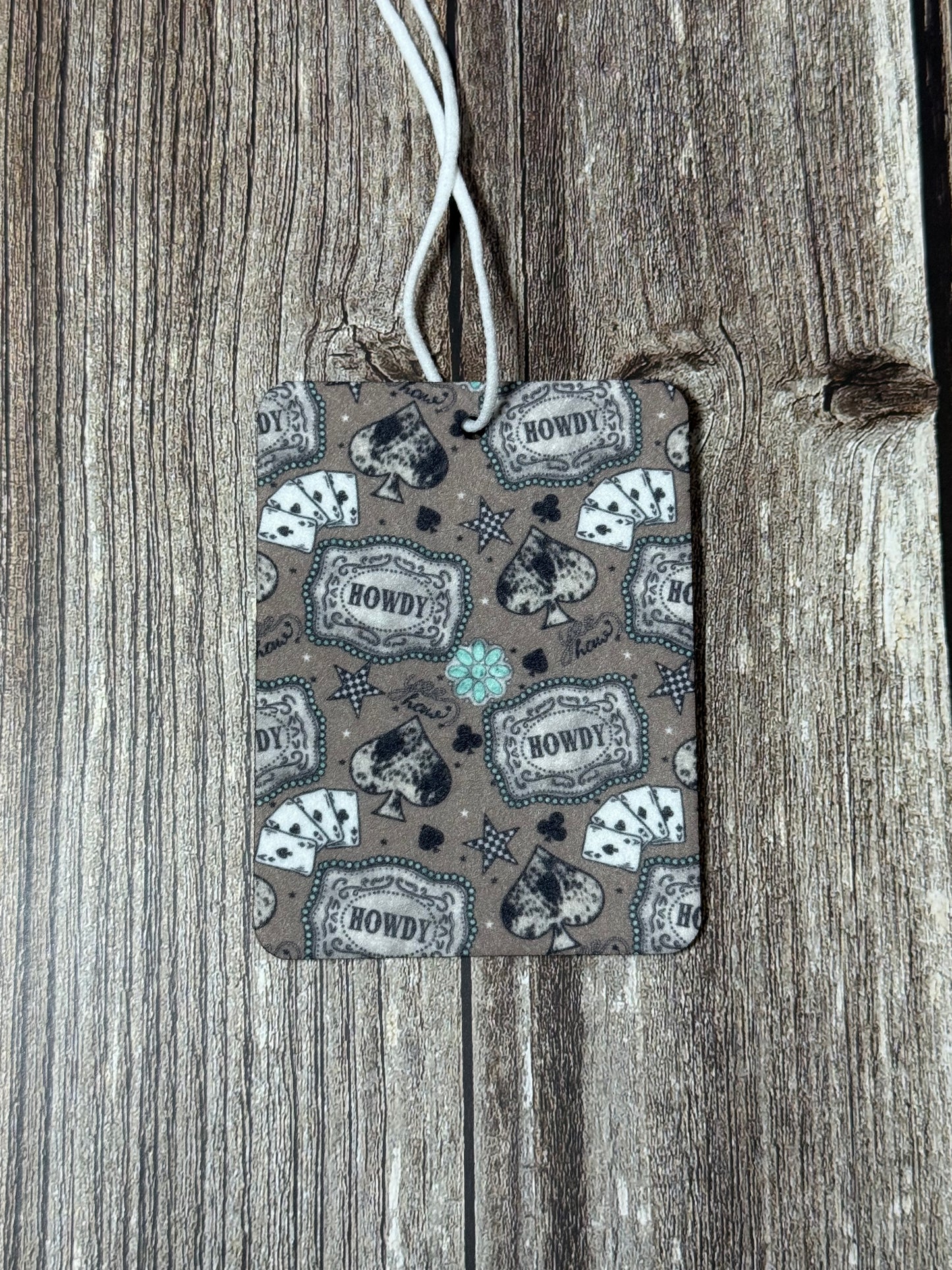 Turquoise High Roller Car Freshener