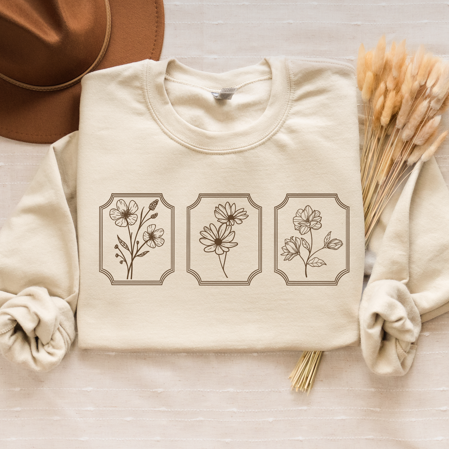 Framed Wildflowers Crewneck (Made to Order)