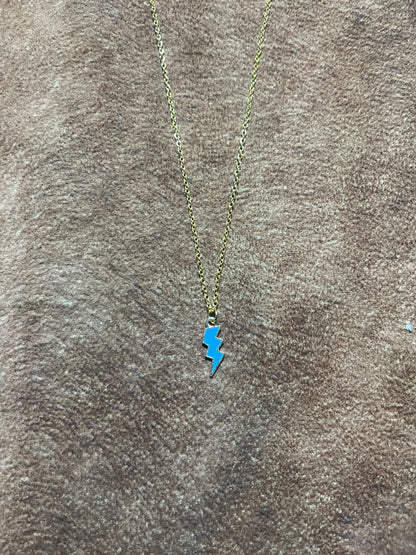 Coloured Lightning Necklace