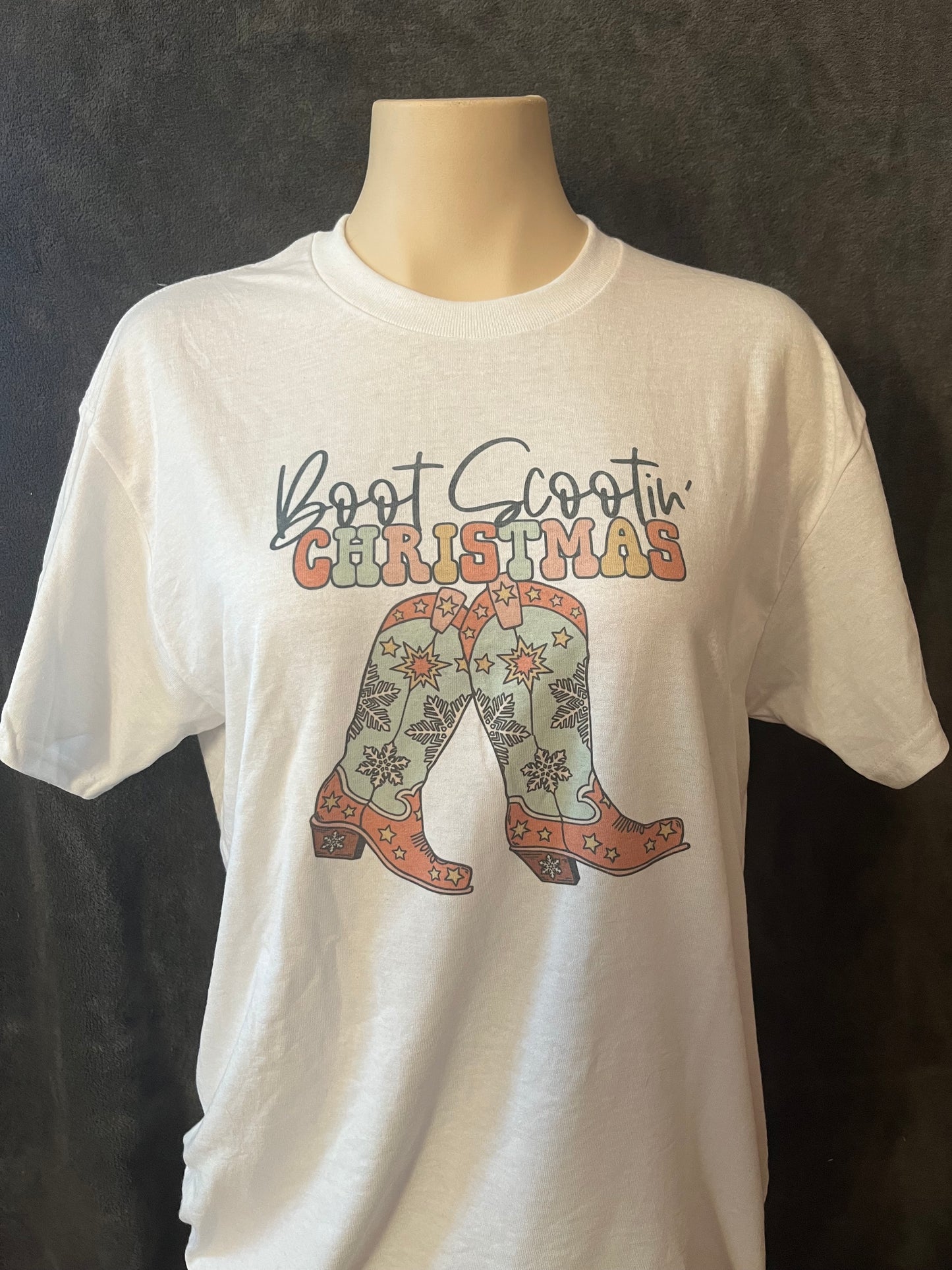Boot Scootin’ Christmas Graphic T-shirt