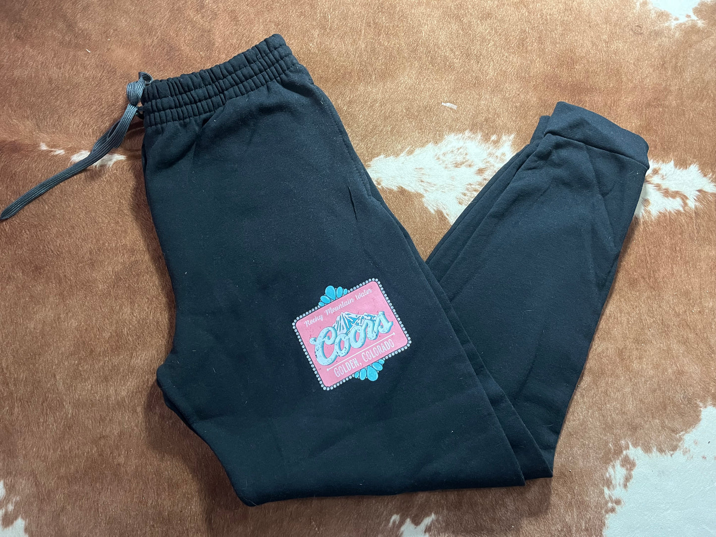 Coors Pink and Turquoise Jogger Sweatpants