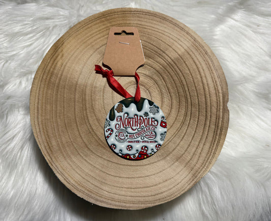 North Pole Hot Chocolate Co. Ornament