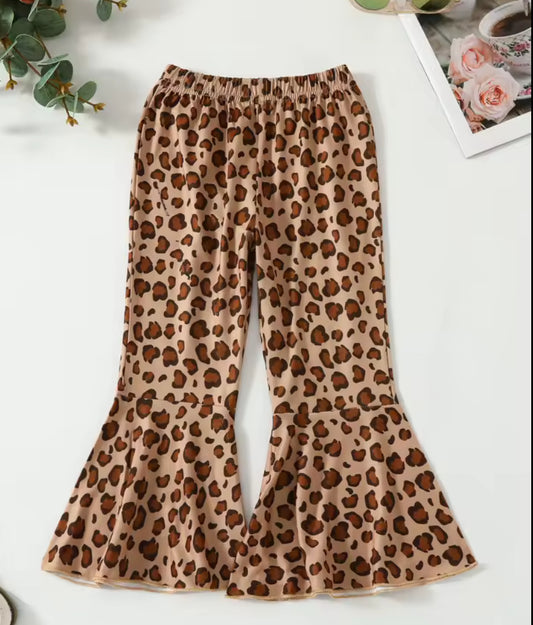 Cheetah Print Toddler/Youth Flare Pants Pre-Order