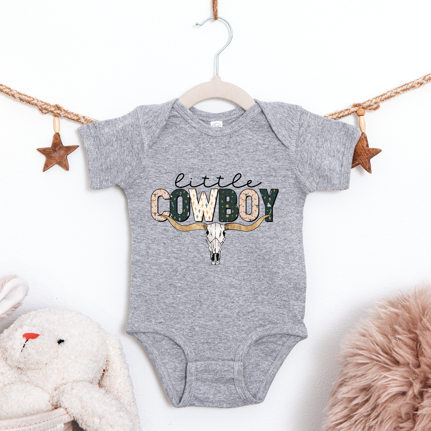 Little Cowboy Baby Onesie