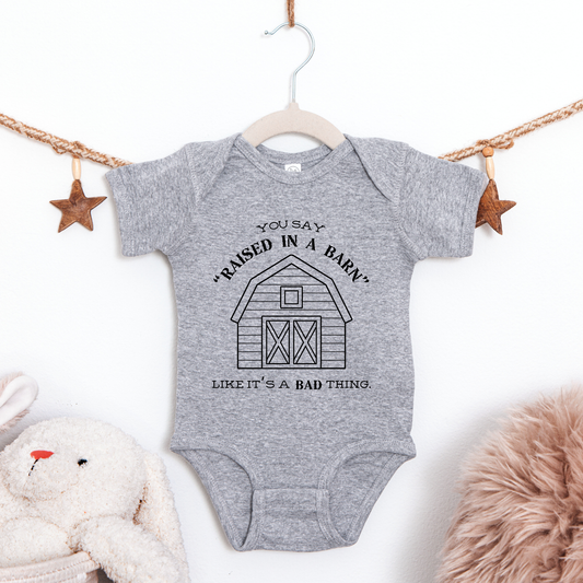 Raised in a Bar Baby Onesie
