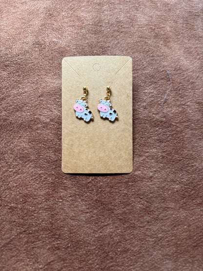 Cow Earrings