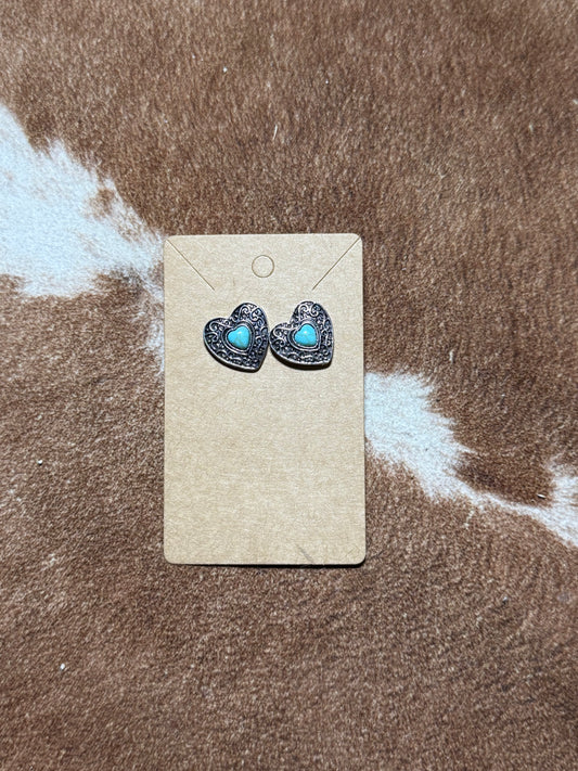 Rodeo Hearts Earring