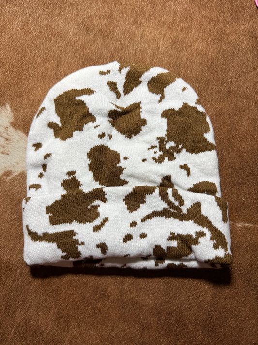 Cow Print Toque