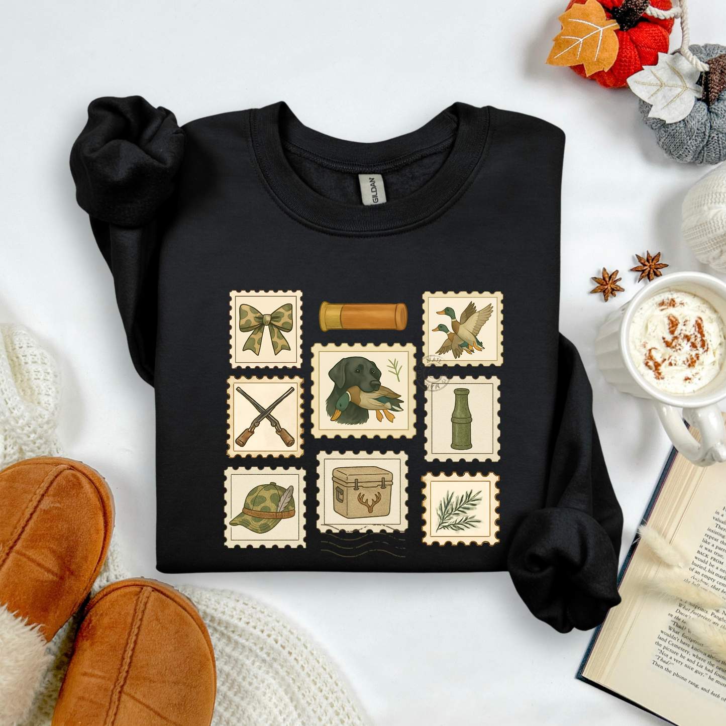 Hunting Stamps Crewneck