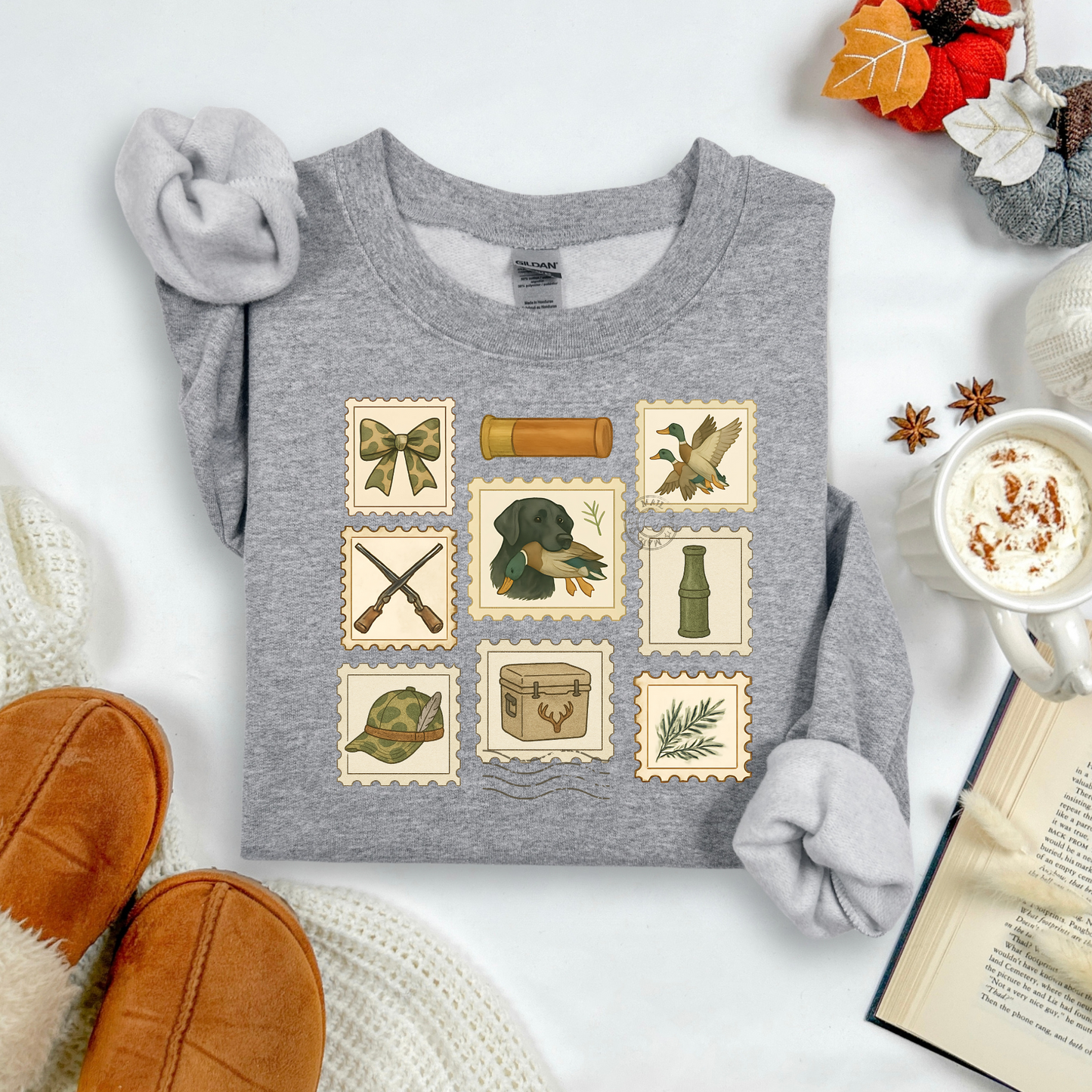 Hunting Stamps Crewneck