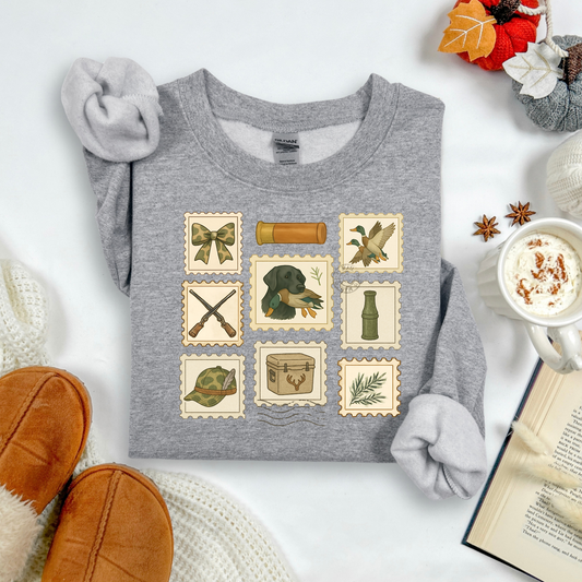 Hunting Stamps Crewneck