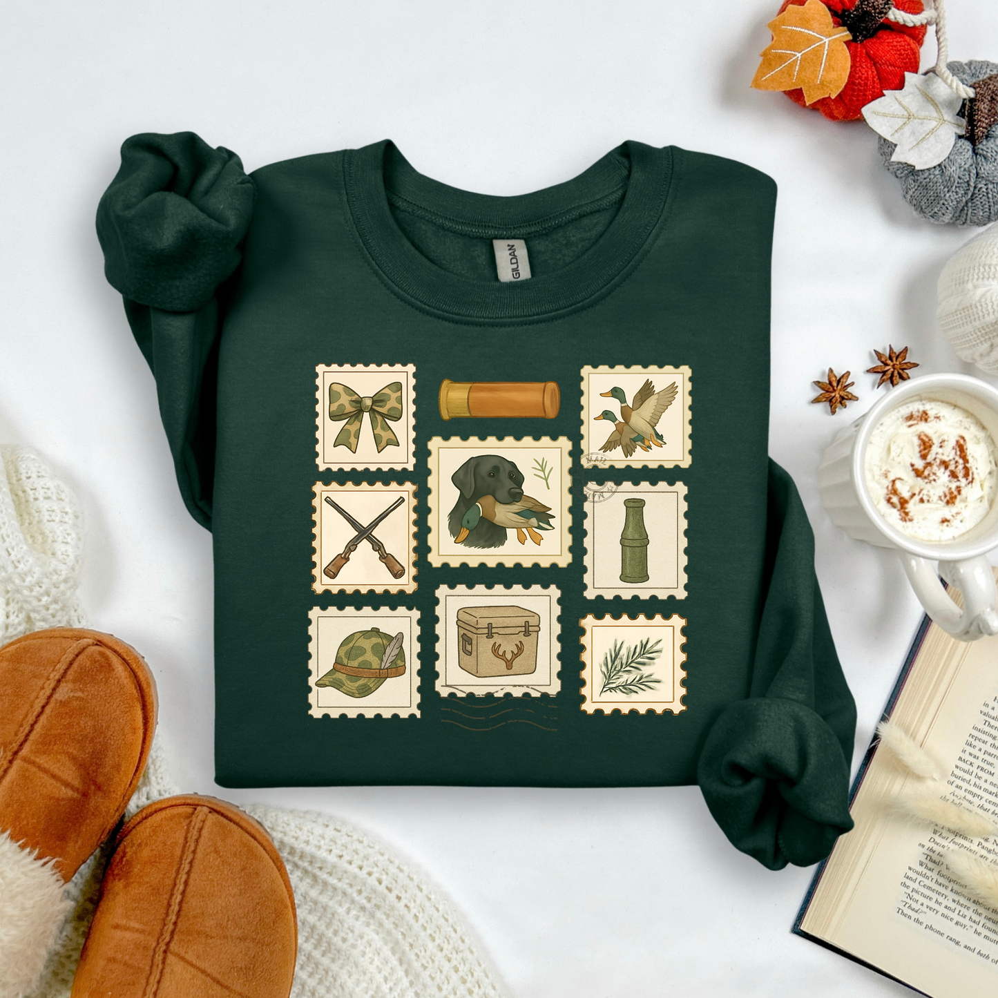Hunting Stamps Crewneck