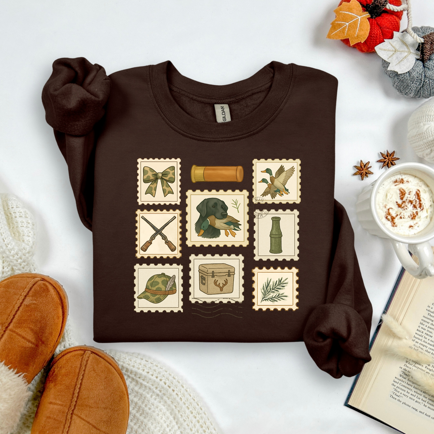 Hunting Stamps Crewneck