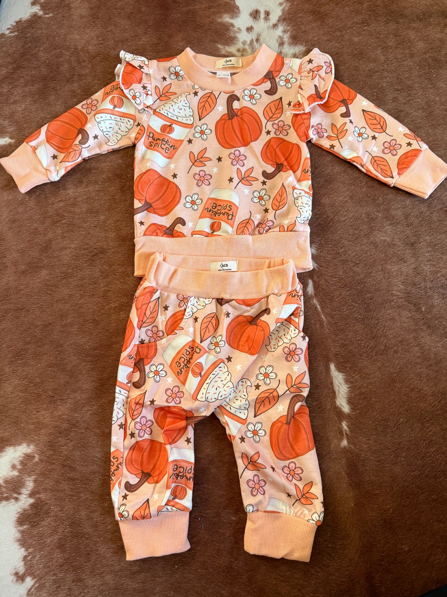 Pumpkin Spice Baby 2 Piece Set