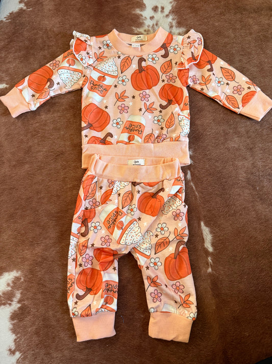 Pumpkin Spice Baby 2 Piece Set