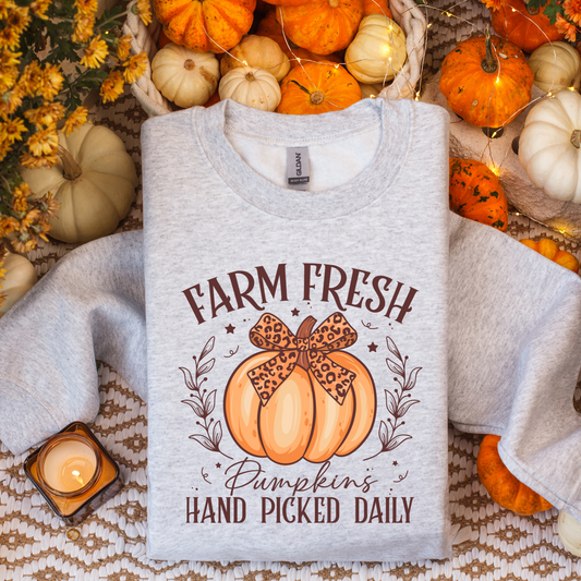 Farm Fresh Pumpkins Crewneck
